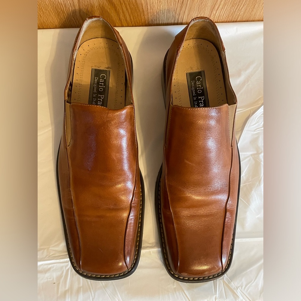 Men’s Carlo Pradi Brown Sz 12M Dress Shoes/ Loafers